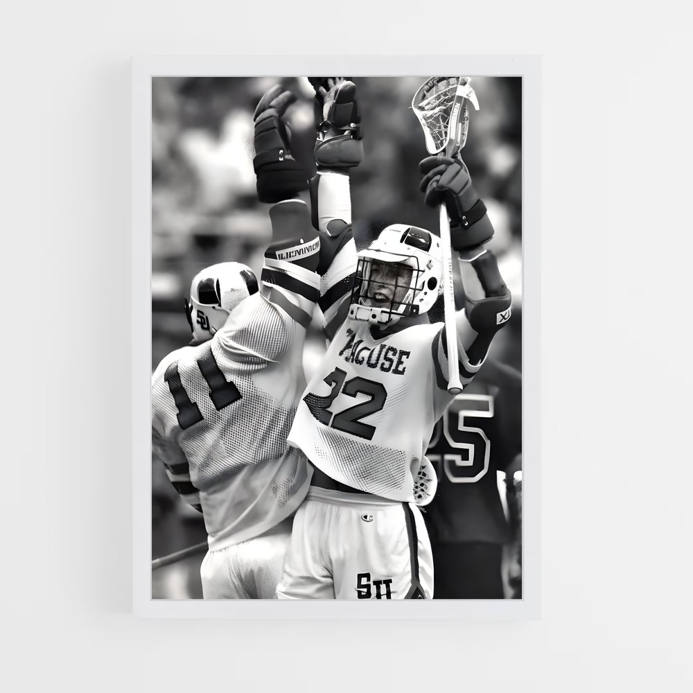 Poster Victoire Partagée – affiche Lacrosse (vue 3)